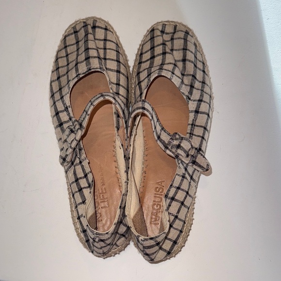 Checkered Mary Jane Espadrilles - Picture 3 of 4